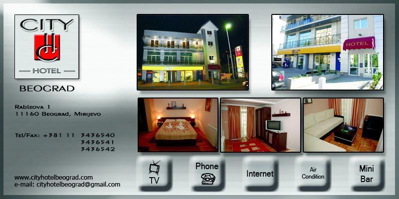 City Hotel Belgrad Dış mekan fotoğraf